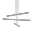 Royyo Pendant, 19-Light, Circular, LED, Matte White, Gold Accent, Matte White Canopy, 22"W (RYP-C19-SW-MWG 407UELG)