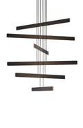 Royyo Pendant, 19-Light, Circular, LED, Silver, Silver Canopy, 22"W (RYP-C19-SW-SIL 407UELF)