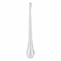 Tianguang 150 mm clear teardrop crystal pendant with one brass-tone hanging clip