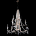 Silver Crystal Candle chandelier - Marlow Nest for dining room view 1