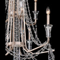 Barcelona 6 Light Chandelier - Transcend Silver