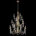 Matrix 9 Light Chandelier - Havana Gold