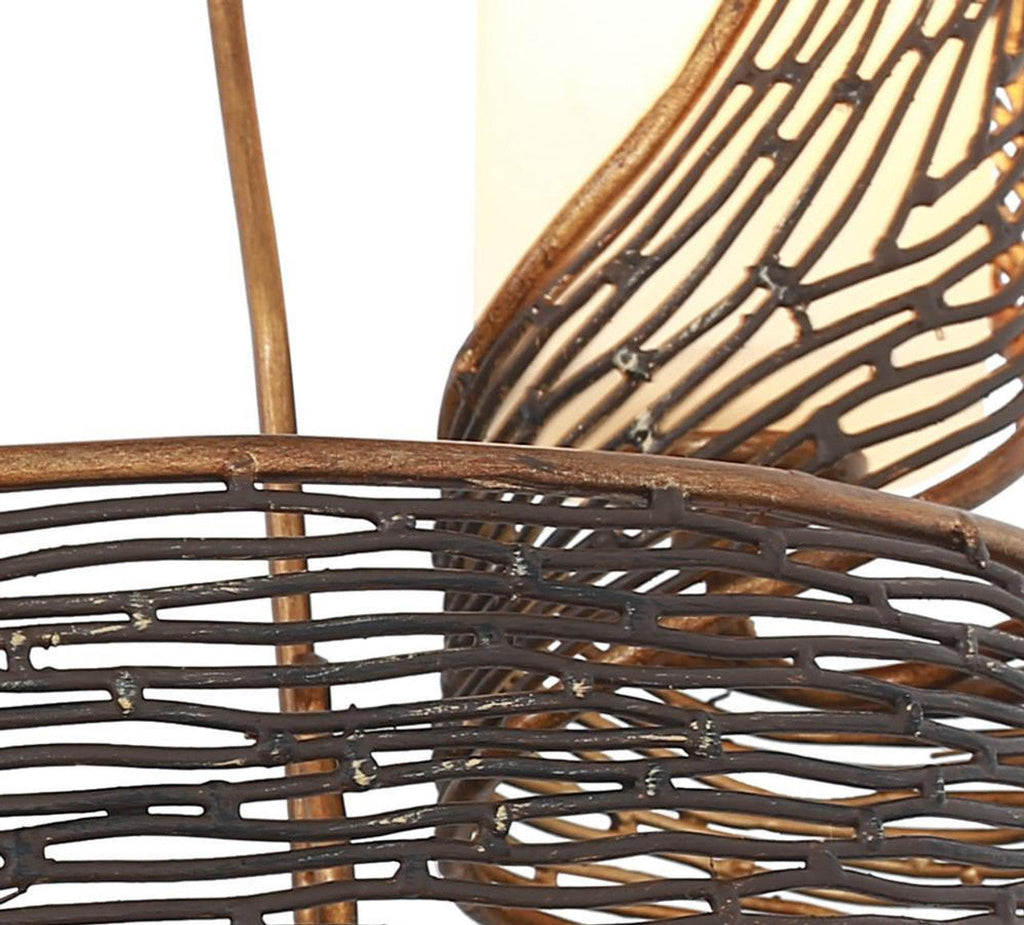 Flow Chandelier - Hammered Ore