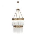 Social Club Four-Tier Chandelier - Gold