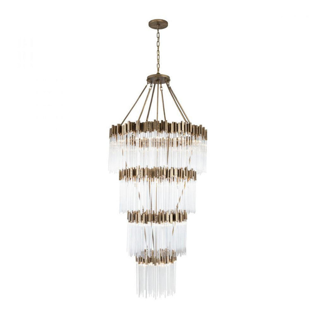 Clear Glass Candle chandelier - Rhea Nest for dining room view 10