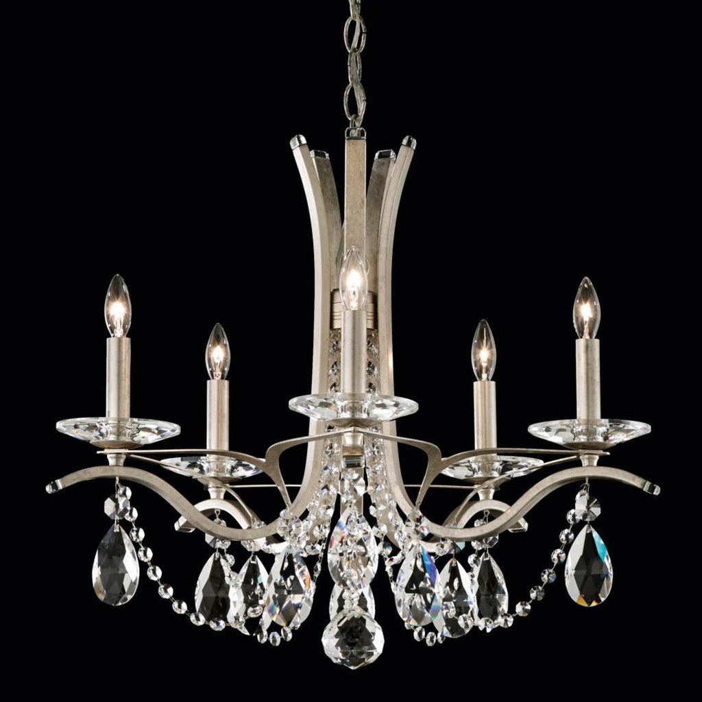 Clear Crystal Candle chandelier - Belen Field for dining room view 2