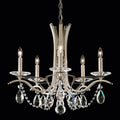 Vesca Chandelier, 5-Light, Heirloom Gold, Clear Heritage Crystal, 23"W (VA8355N-22H 1HPKMM)