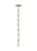 Chrysalis Pendant, 10-Light, White, White Polished Crystal, 44.5"W (131145-SKT-STND-02-WP0756 5YTQ5E)