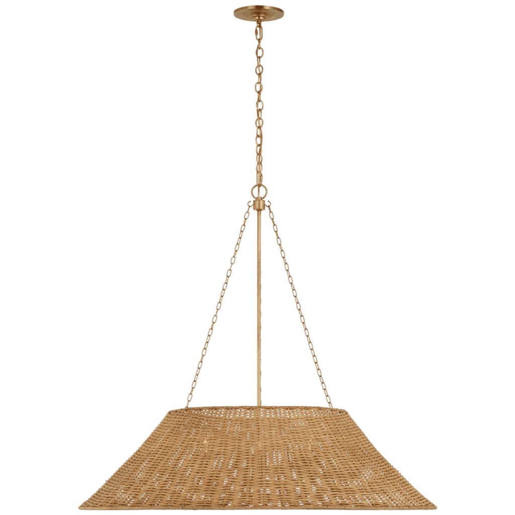 Jasmine Pendant, 1-Light, LED, Gold, 36"W (284-42-GL 95FN)