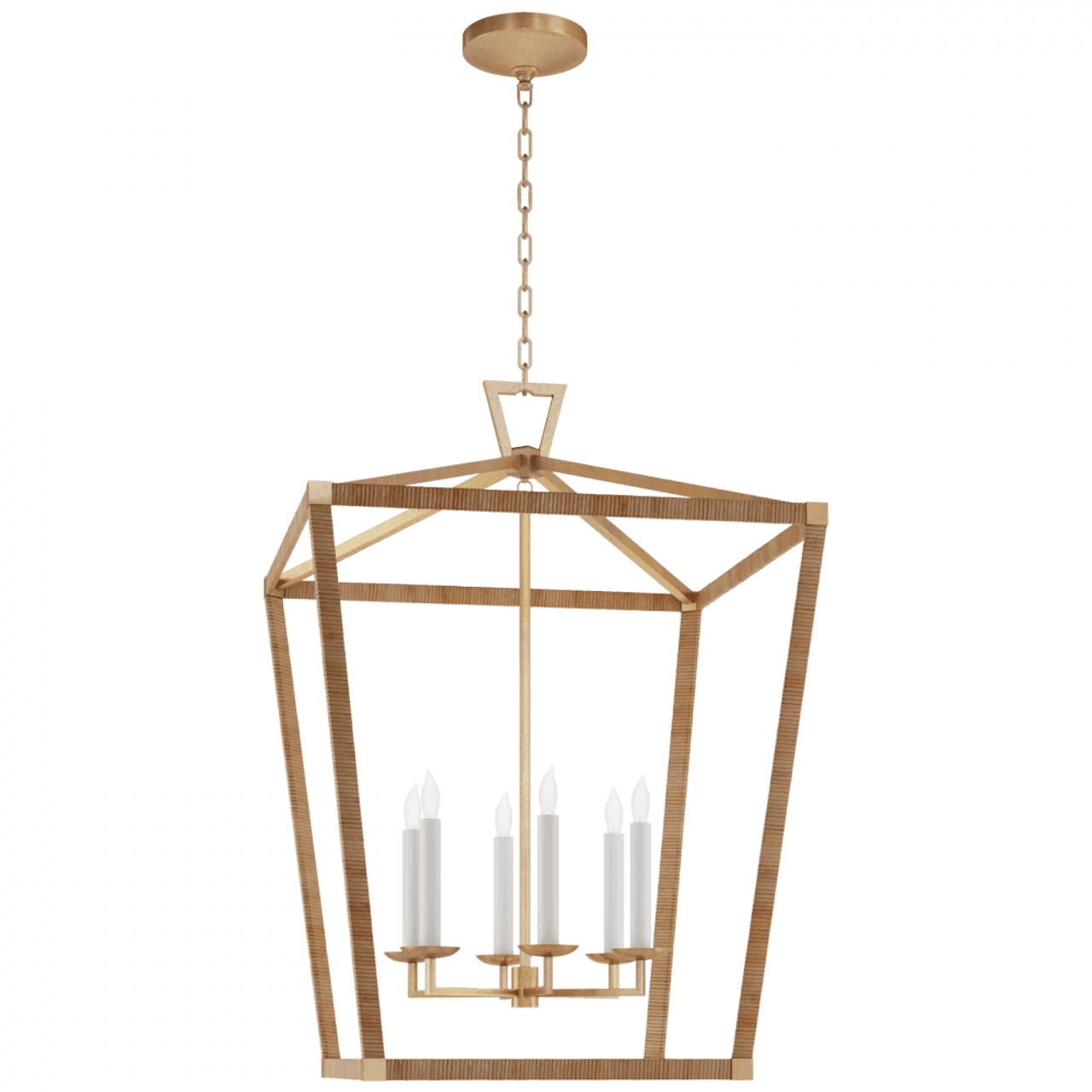 Brass Glass chandelier - Seren Peak for dining room view 4