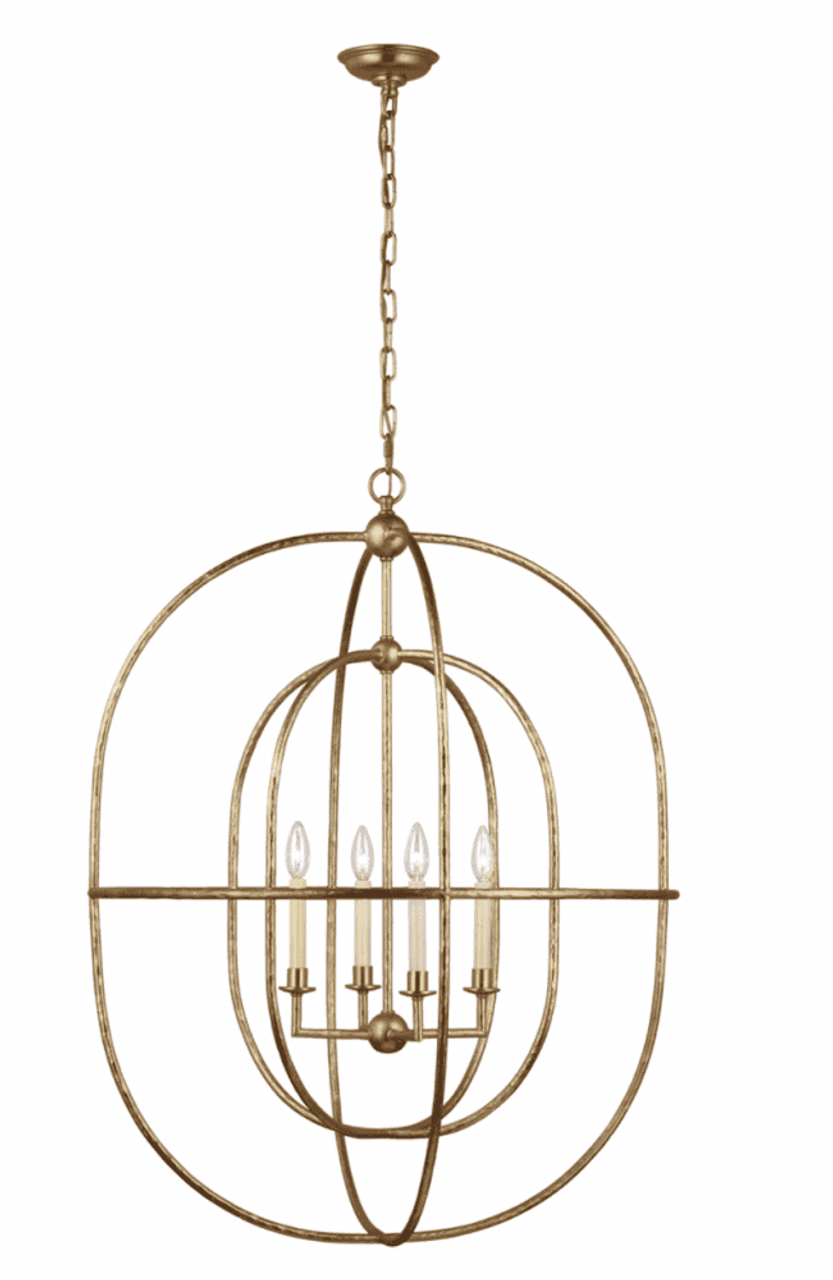 Clear Crystal chandelier - Celia Meadow for dining room view 2