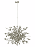 Santiago Chandelier, 12-Light, Matte Black with Warm Brass Accents, 45"W (1-1934-12-143 AHWY1)