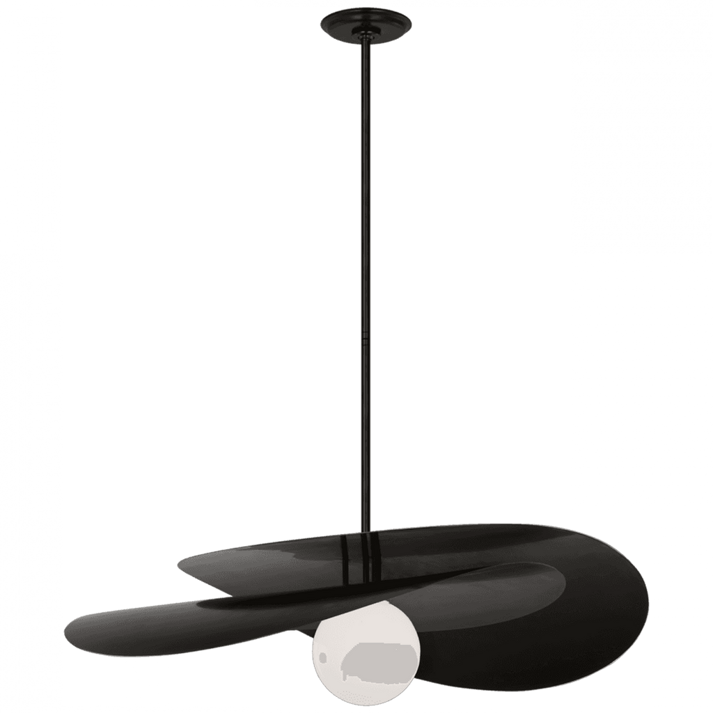 Gatsby Pendant, 3-Light, LED, Ink, 9.2"W (139058-LED-STND-89-CR 5Z5XUX)