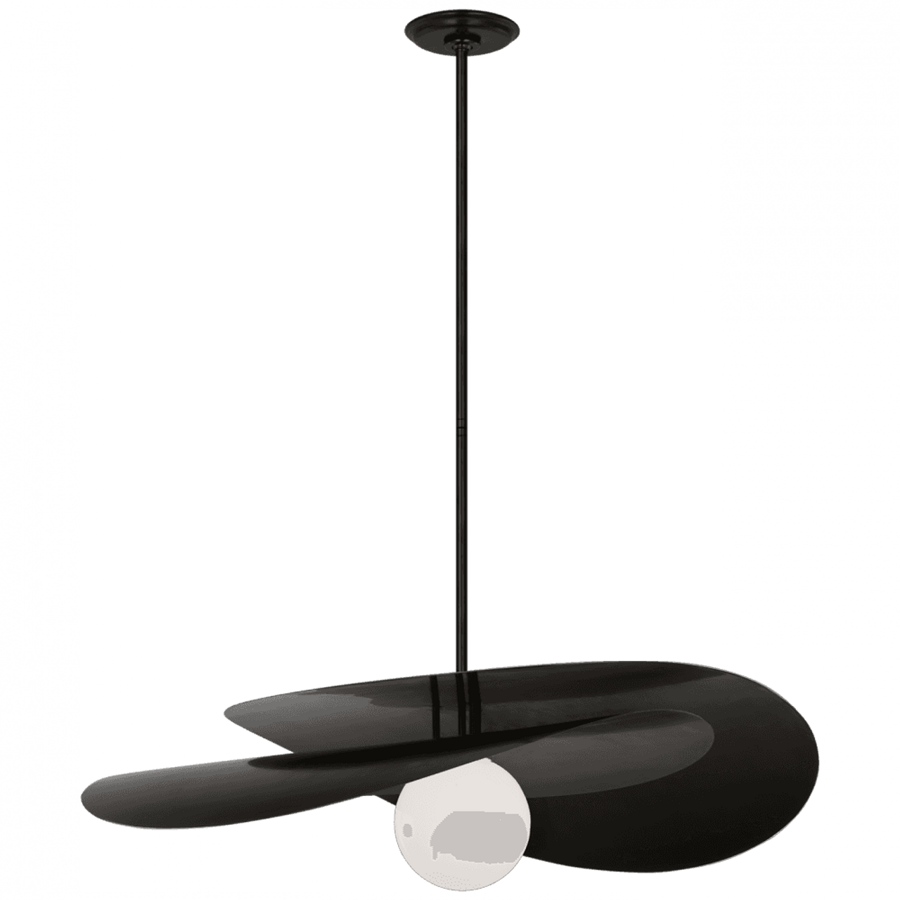 Gatsby Pendant, 3-Light, LED, Ink, 9.2"W (139058-LED-STND-89-CR 5Z5XUX)