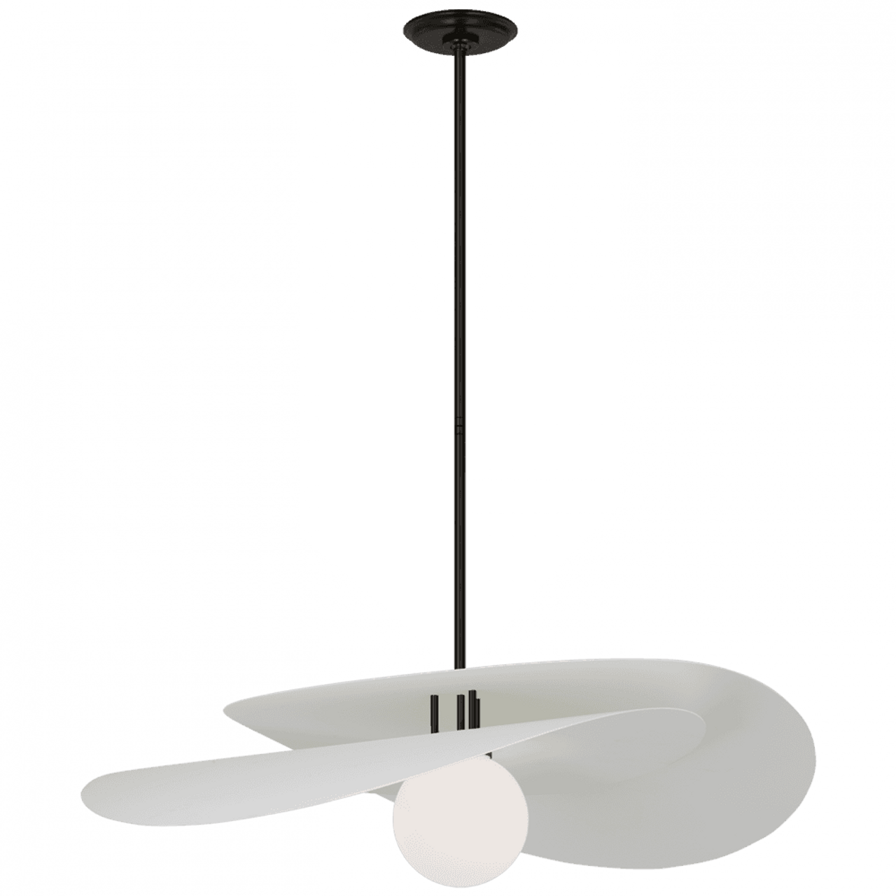 Gatsby Pendant, 3-Light, LED, Sterling, 9.2"W (139058-LED-STND-85-CR 5Z5XUV)
